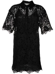 Ermanno Ermanno платье мини из цветочного кружева