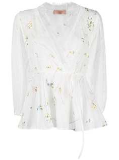 Ermanno Ermanno блузка с кружевом