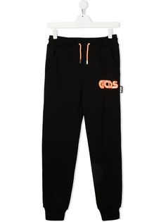 Gcds Kids спортивные брюки с кулиской и логотипом