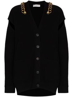 Givenchy кардиган с цепочкой