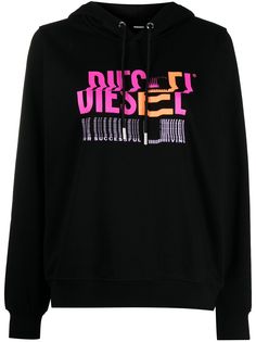 Diesel худи с кулиской и логотипом