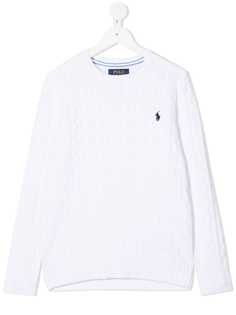 Ralph Lauren Kids джемпер фактурной вязки