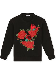 Dolce & Gabbana Kids джемпер с нашивкой