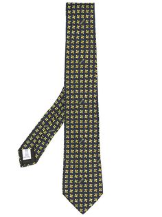 Moschino галстук с цветочной вышивкой