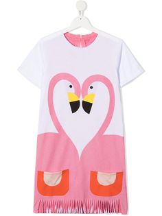 Stella McCartney Kids платье-футболка с принтом