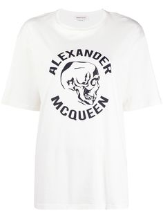 Alexander McQueen футболка с логотипом