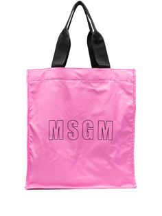 MSGM сумка-шопер с логотипом