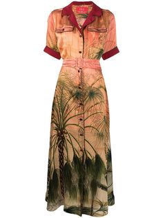 F.R.S For Restless Sleepers платье-рубашка с принтом