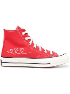Converse высокие кеды Chuck Taylor с контрастной строчкой