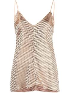 Forte Forte топ в ломаную клетку