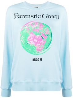 MSGM толстовка Fantastic Green