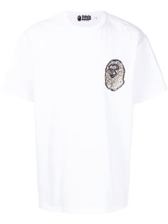 A BATHING APE® футболка с логотипом Bape