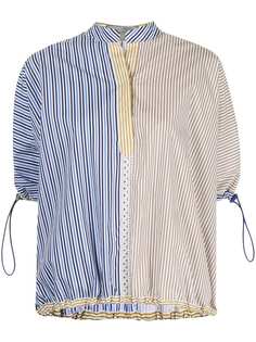 Silvia Tcherassi полосатая рубашка свободного кроя
