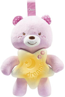 Подвеска-ночник Chicco "Медвежонок", розовый (00009156100000)