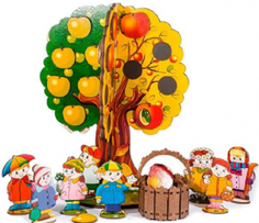 Магнитная игра Нескучные игры "Яблоня. Времена года", 59 деталей (8065)