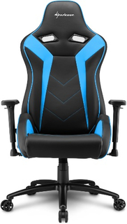 Игровое кресло Sharkoon Elbrus 3 Black/Blue