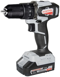 Ударная аккумуляторная дрель-шуруповерт Интерскол ДАУ-13/18ВК