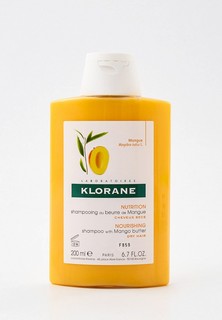 Шампунь Klorane Увлажняющий и Питательный, с маслом Манго, для сухих волос, 200 мл