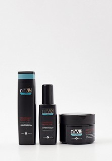 Набор для ухода за волосами Nirvel Professional CARE color care, для окрашенных волос, 2*250 мл + 150 мл