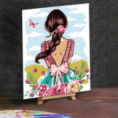 Картина по номерам с дополнительными элементами