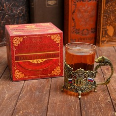 Подстаканник со стаканом Семейные традиции