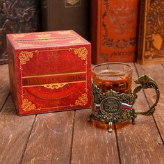 Подстаканник со стаканом Семейные традиции