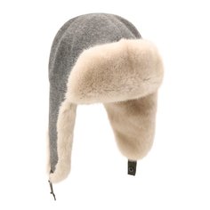 Шапка-ушанка с отделкой их меха норки Kussenkovv