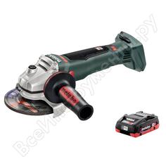 Аккумуляторная угловая шлифмашина metabo wb 18 ltx bl 125 quick t03360