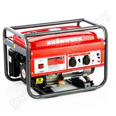 Бензиновый генератор kronwerk lk 2500,2,2 квт, 220в, бак 15 л 94687