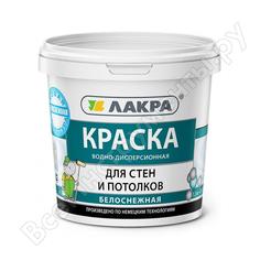 Водно-дисперсионная краска для стен и потолков ЛАКРА