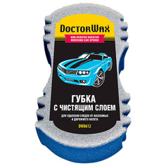 Губка Doctor wax с чистящим слоем для удаления следов от насекомых и дорожного налета 245x135x75mm