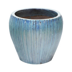 Кашпо Hoang pottery глазурь 42x38 см голубой