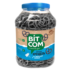 Крендель Bitcom черный с морской солью 460 г