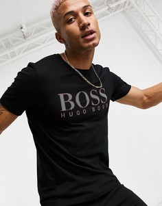 Черная футболка BOSS Athleisure 5-Черный цвет