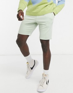 Зеленые трикотажные шорты New Look-Зеленый цвет