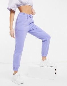 Сиреневые узкие джоггеры с манжетами от комплекта JDY-Фиолетовый цвет