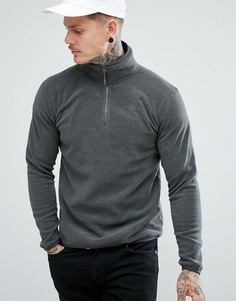 Темно-серый флисовый топ с молнией до груди The North Face Glacier
