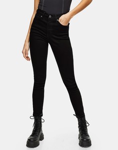 Насыщенно-черные джинсы из переработанного хлопка Topshop Jamie-Черный цвет