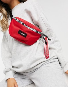 Красная сумка-кошелек на пояс с фирменной лентой Eastpak Springer-Красный