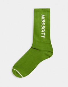 Носки Miss Sixty-Зеленый цвет