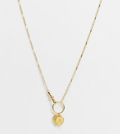 Позолоченное ожерелье с нескольким подвесками-сердечками Regal Rose Valentina-Золотистый
