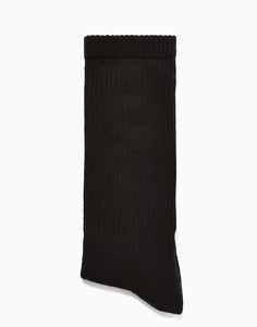 Черные носки без пятки Topman-Черный цвет