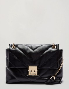 Черная сумка с цепочкой Miss Selfridge-Черный цвет