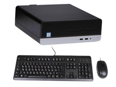 Настольный компьютер HP ProDesk 400 G6 Black 7EL89EA (Intel Core i3-9100 3.6 GHz/8192Mb/256Gb SSD/DVD-RW/Intel HD Graphics/Windows 10 Pro 64-bit)