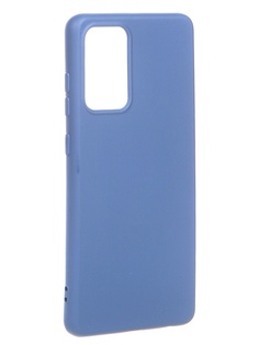 Чехол Krutoff для Samsung Galaxy A72 Silicone Blue 12452