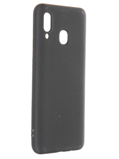 Чехол Krutoff для Samsung Galaxy A20/A30 A205/A305 Silicone Case Black 12422
