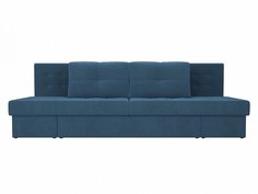 Диван трансформер Дублин велюр Голубой Bravo