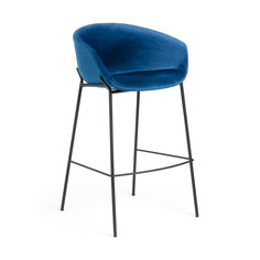 Барный стул zadine (la forma) синий 60x99x53 см.