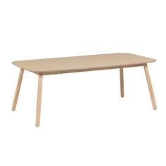 Стол обеденный batilde (la forma) бежевый 140x74x70 см.
