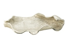 Блюдо (glasar) серебристый 25.0x14.0x51.0 см. ГЛАСАР